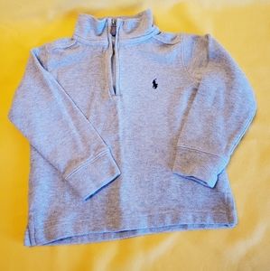 Boys gray ribbed sweatshirt